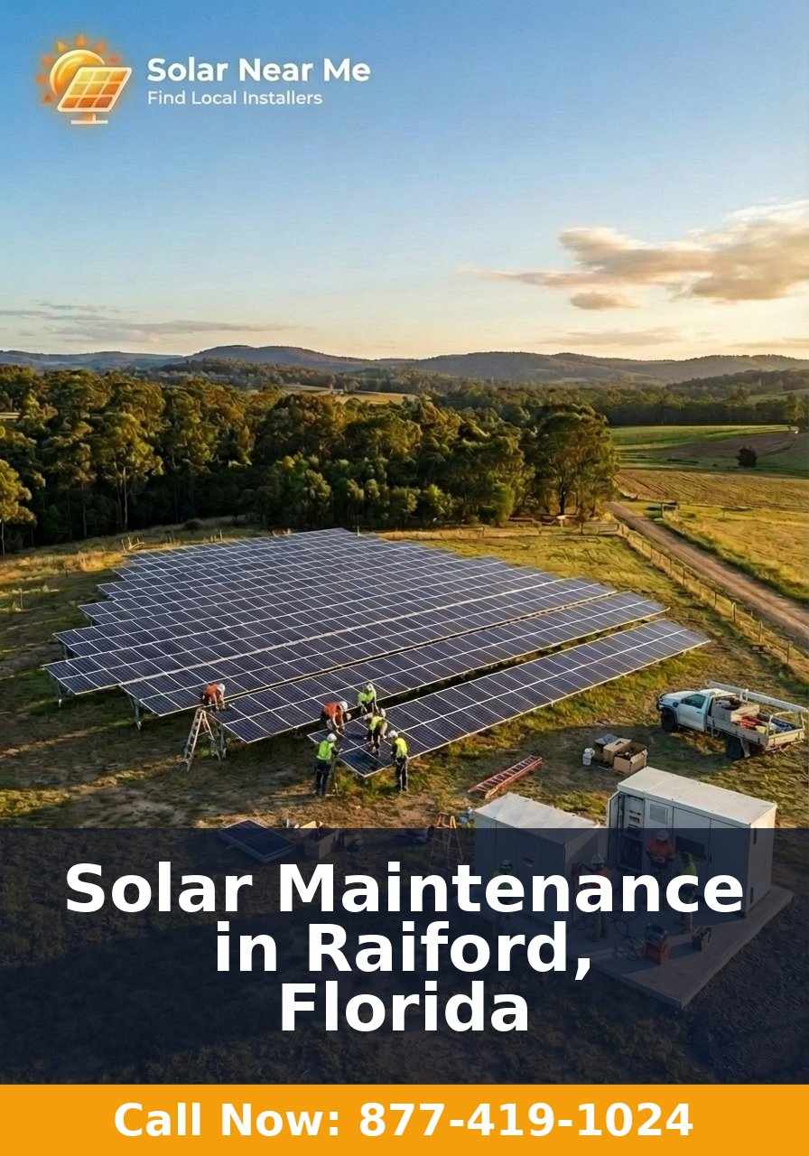 Solar Maintenance in Raiford, Florida