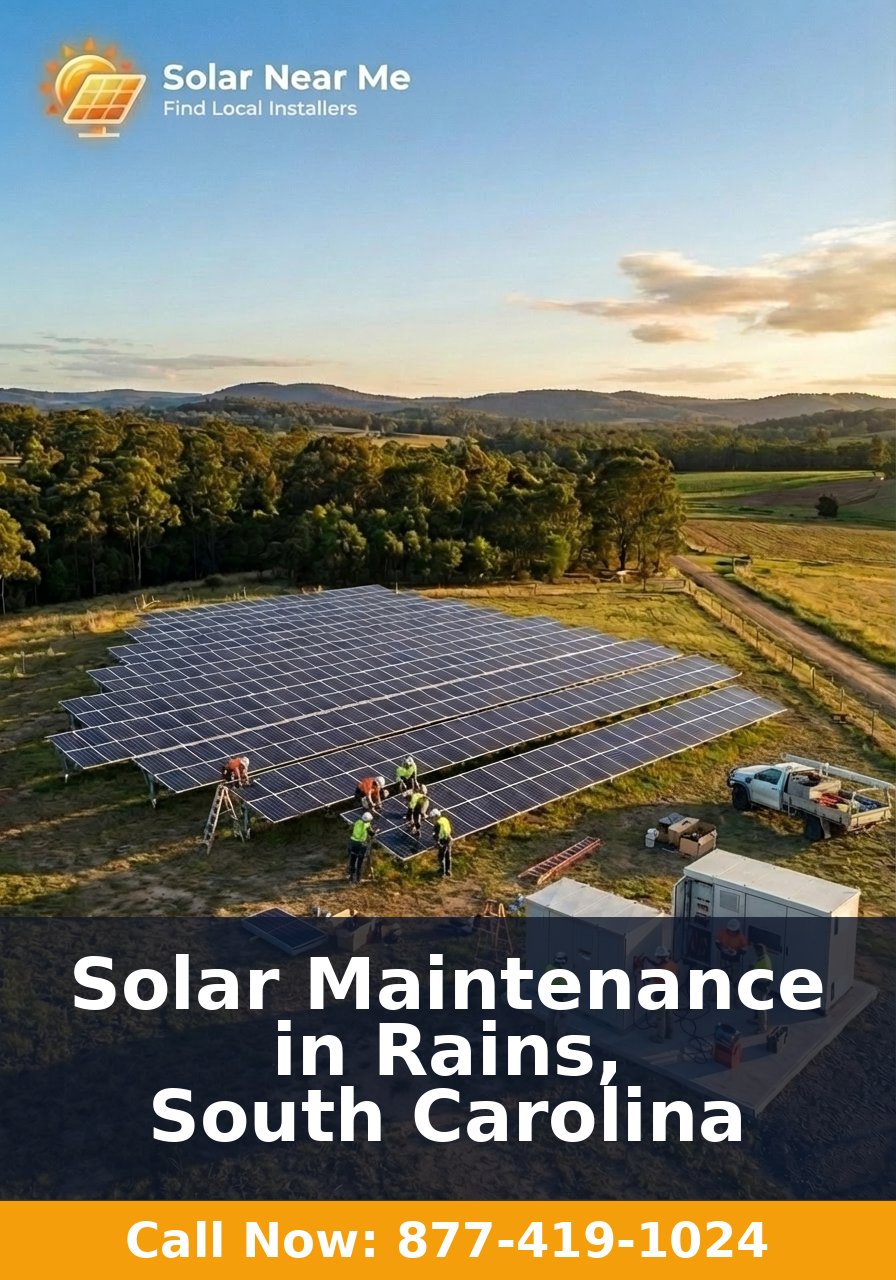 Solar Maintenance in Rains, South Carolina