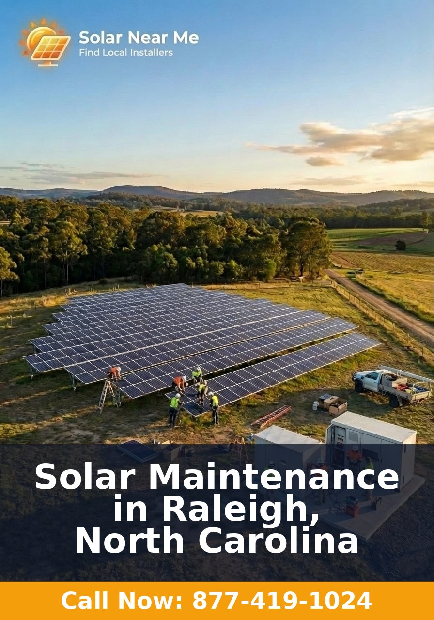 Solar Maintenance in Raleigh, North Carolina