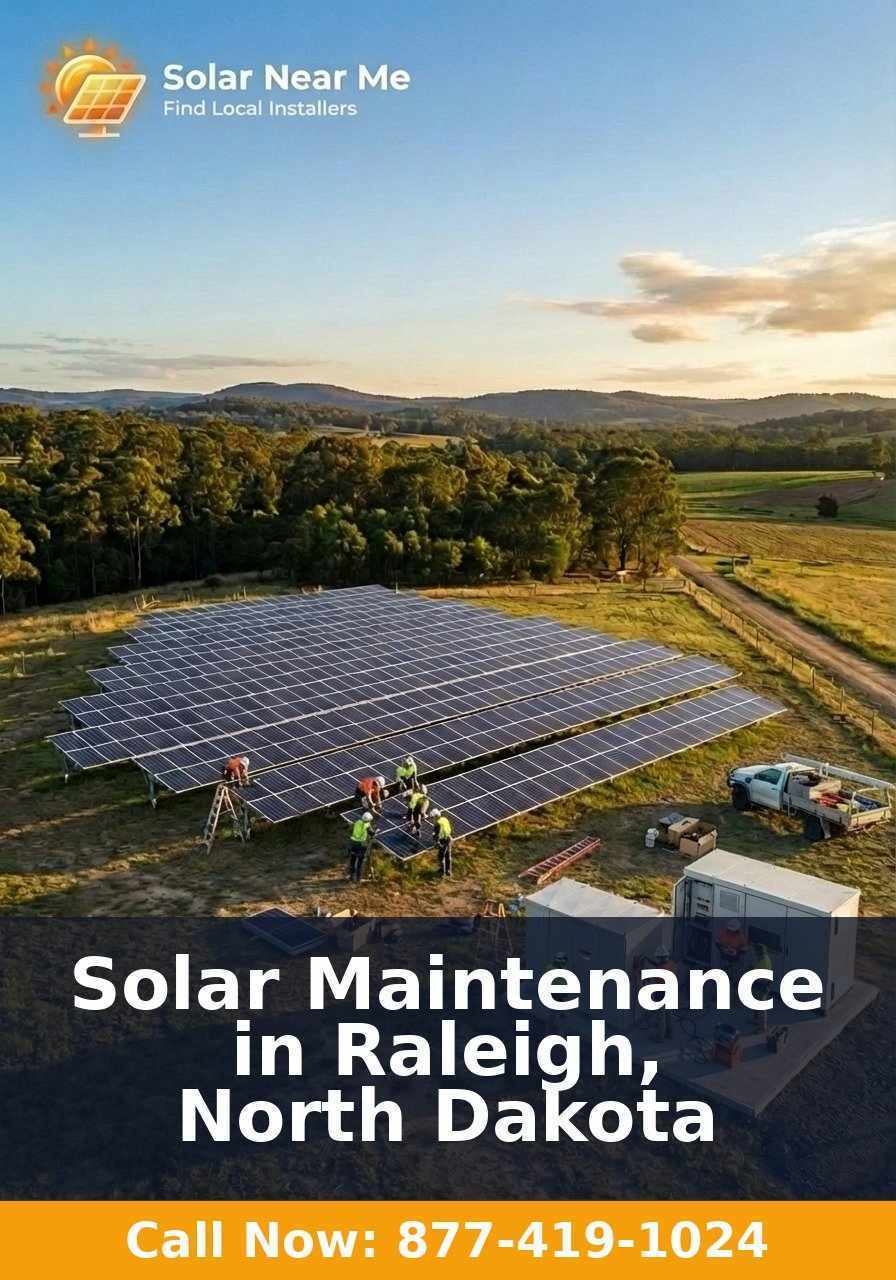 Solar Maintenance in Raleigh, North Dakota