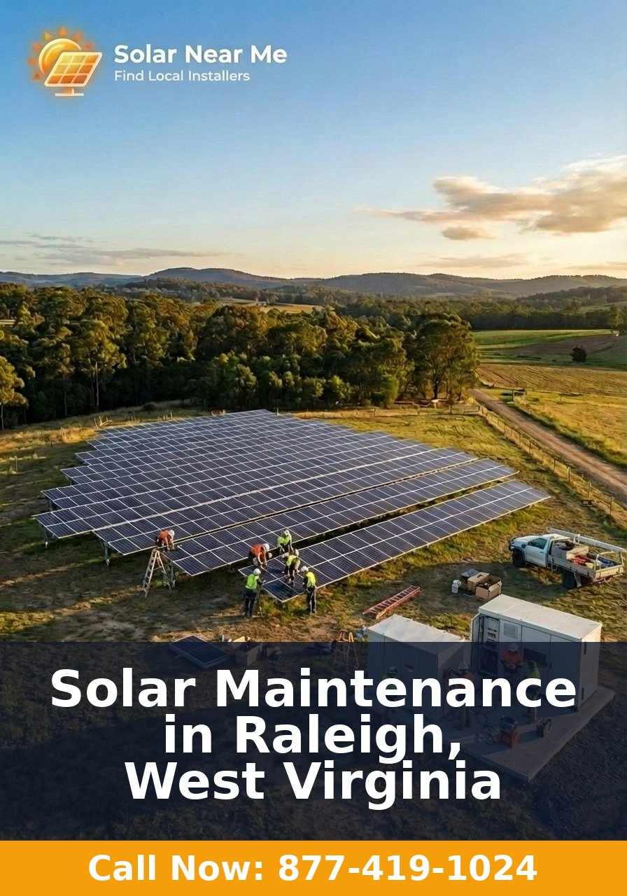 Solar Maintenance in Raleigh, West Virginia
