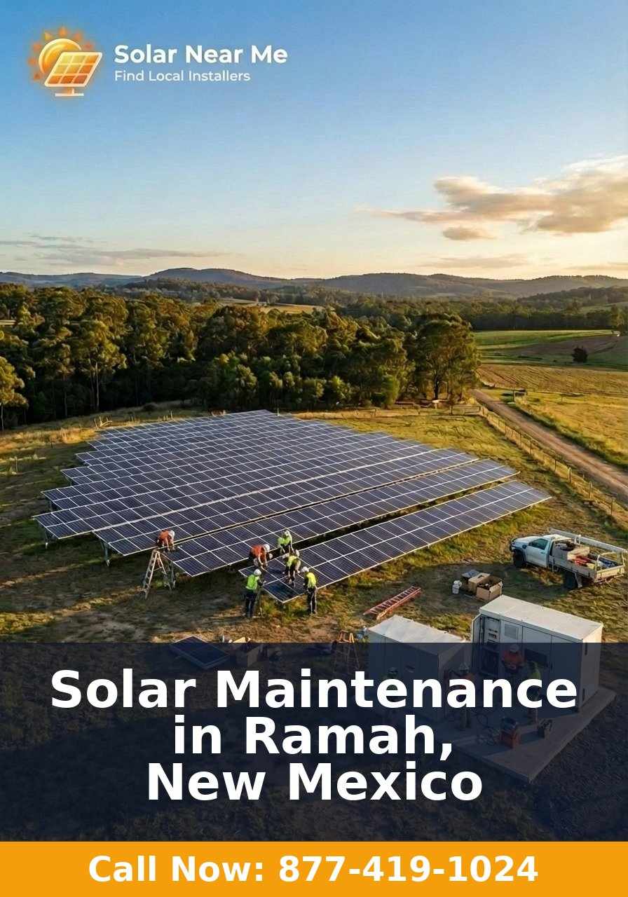Solar Maintenance in Ramah, New Mexico