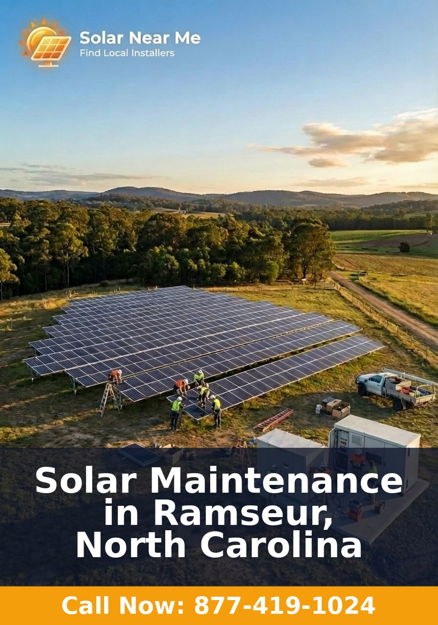 Solar Maintenance in Ramseur, North Carolina
