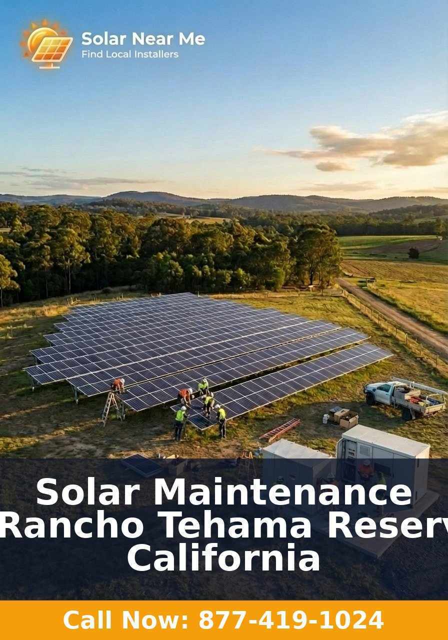 Solar Maintenance in Rancho Tehama Reserve, California