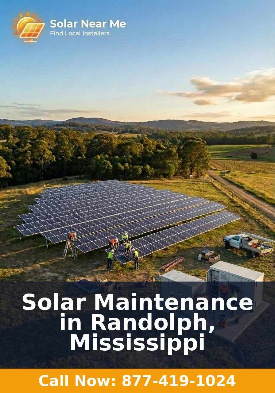 Solar Maintenance in Randolph, Mississippi