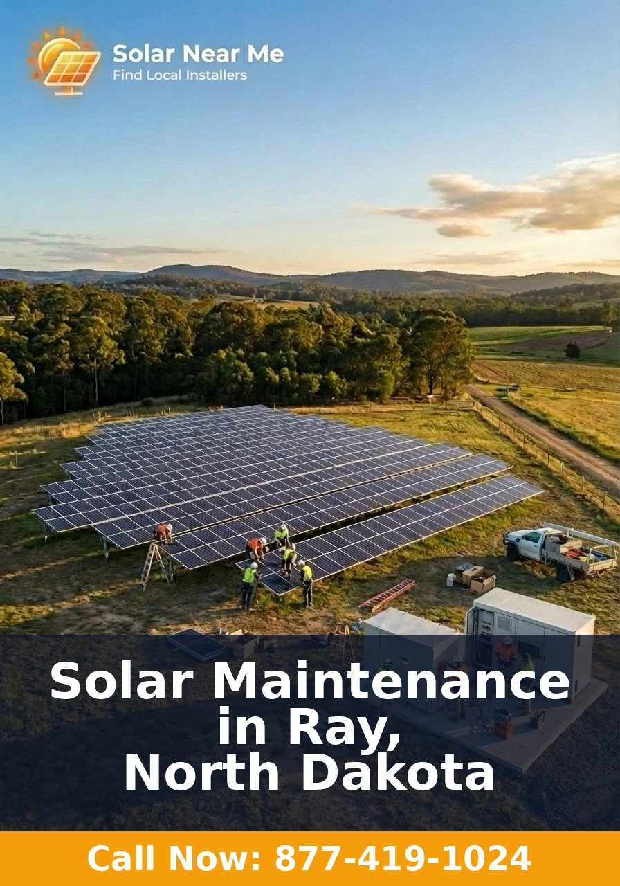 Solar Maintenance in Ray, North Dakota