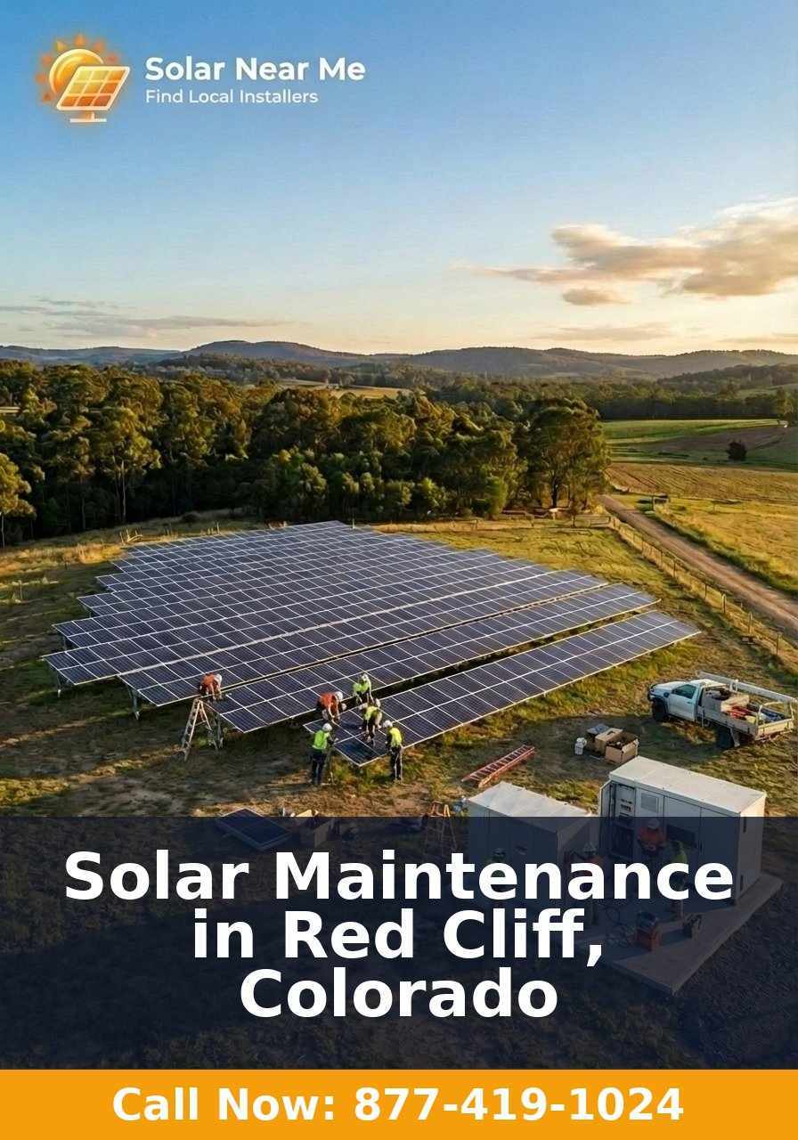 Solar Maintenance in Red Cliff, Colorado