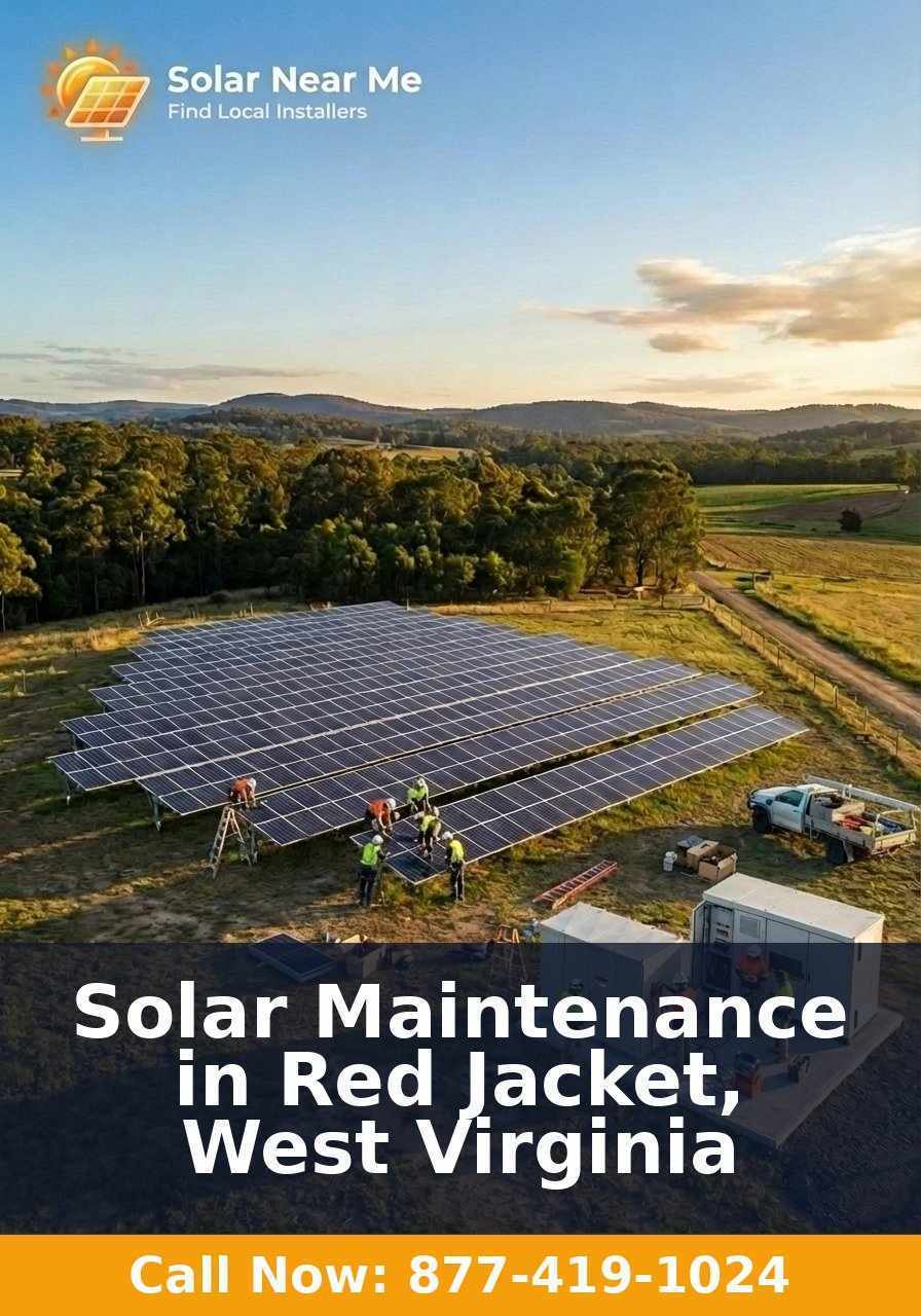 Solar Maintenance in Red Jacket, West Virginia