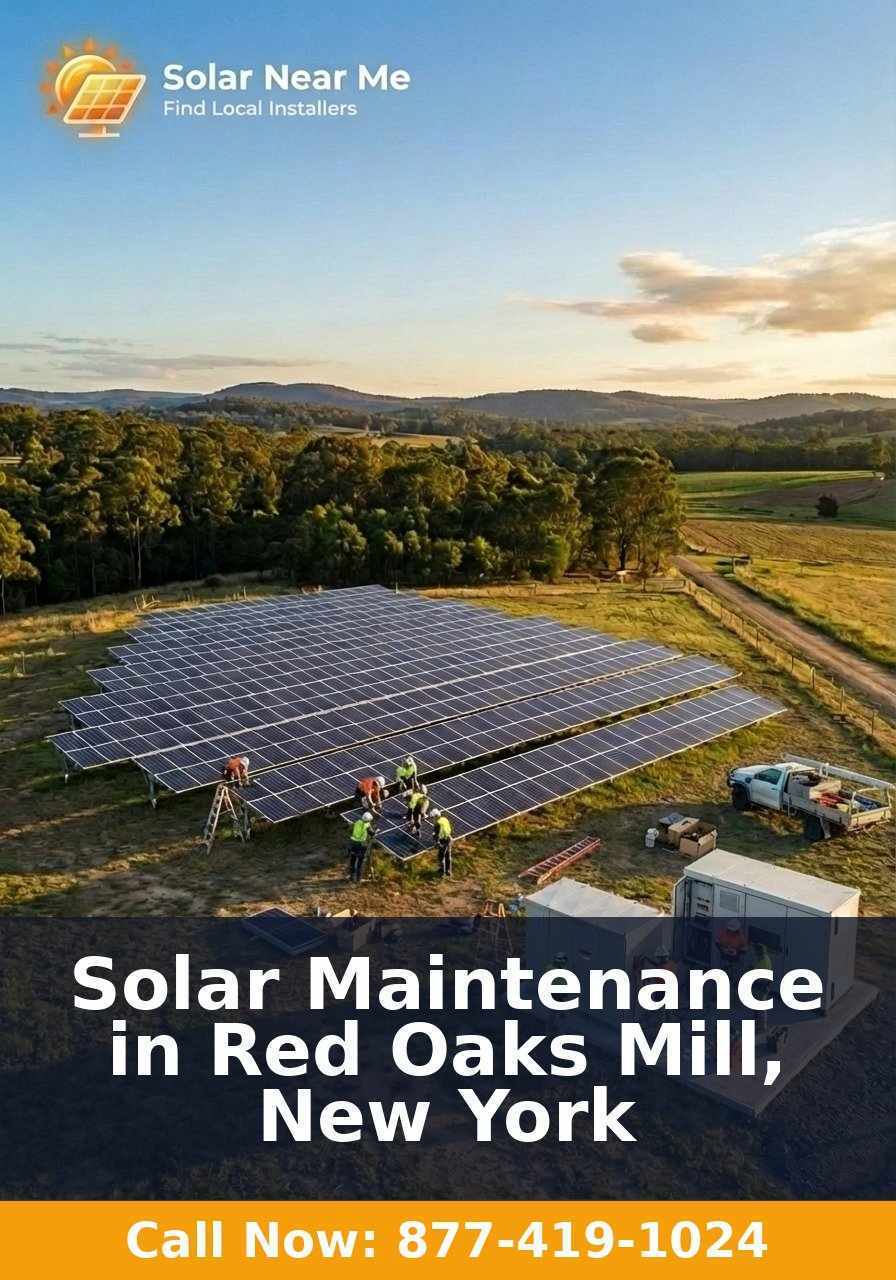 Solar Maintenance in Red Oaks Mill, New York