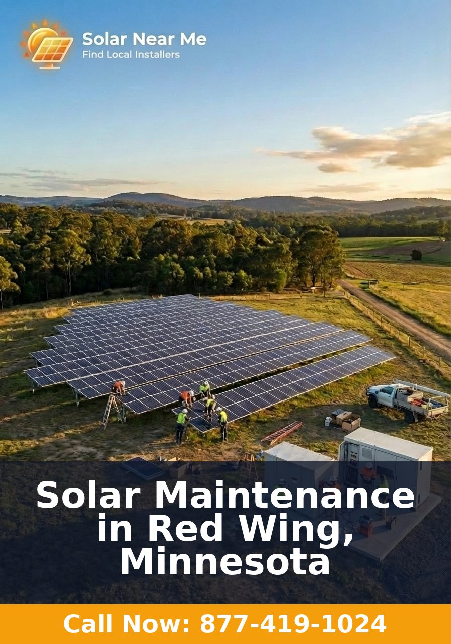 Solar Maintenance in Red Wing, Minnesota
