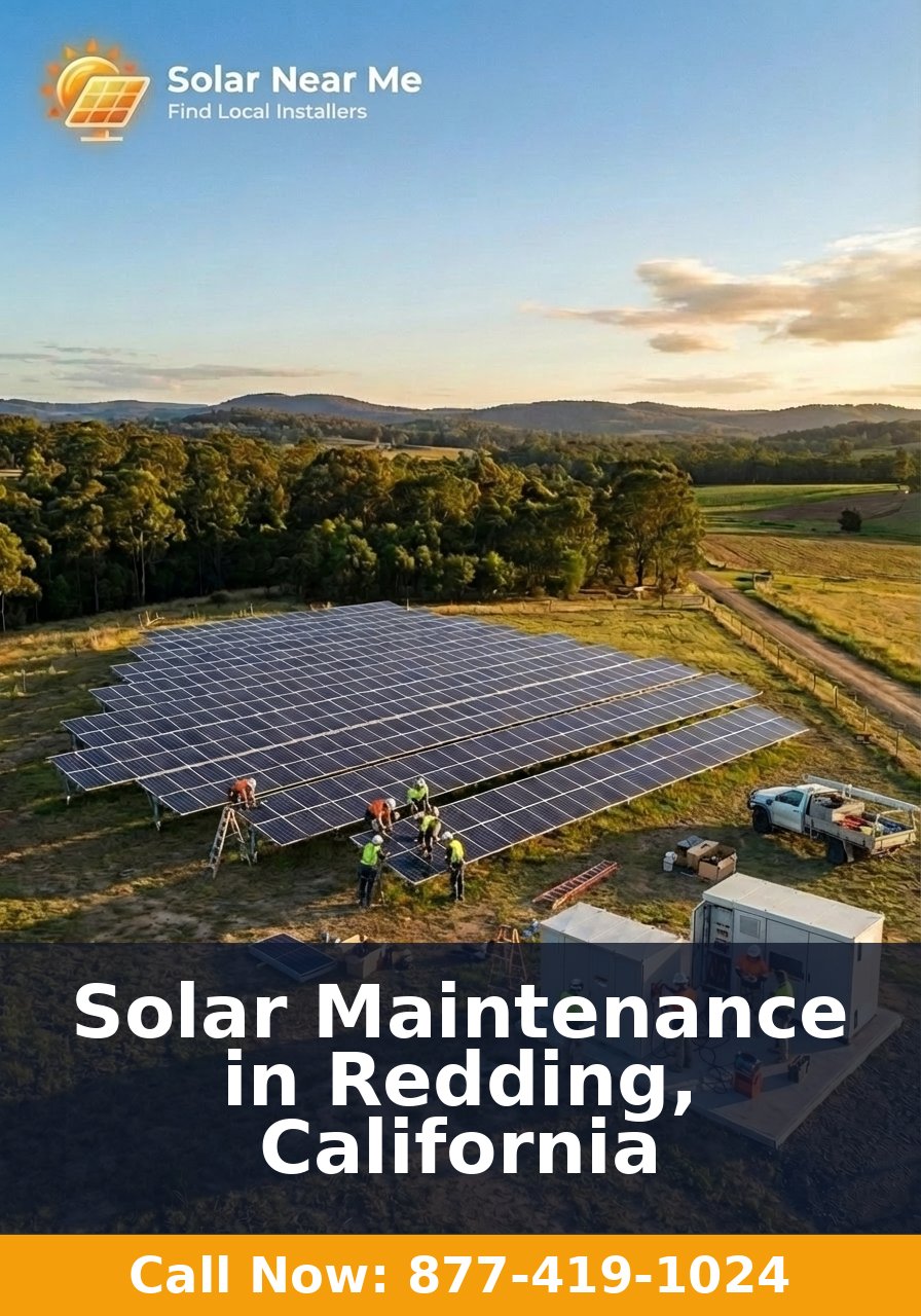 Solar Maintenance in Redding, California