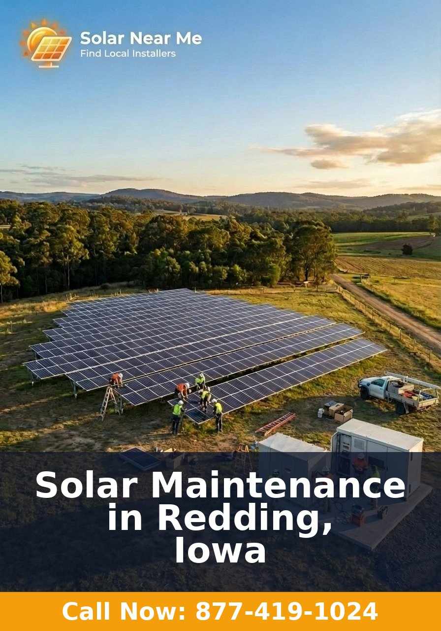 Solar Maintenance in Redding, Iowa