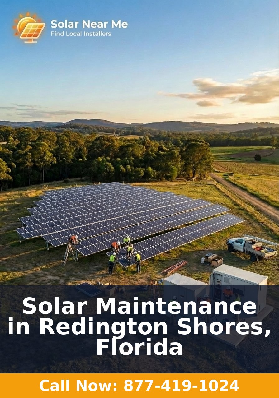 Solar Maintenance in Redington Shores, Florida