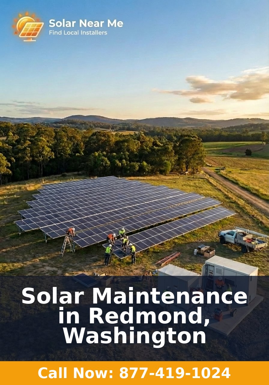 Solar Maintenance in Redmond, Washington