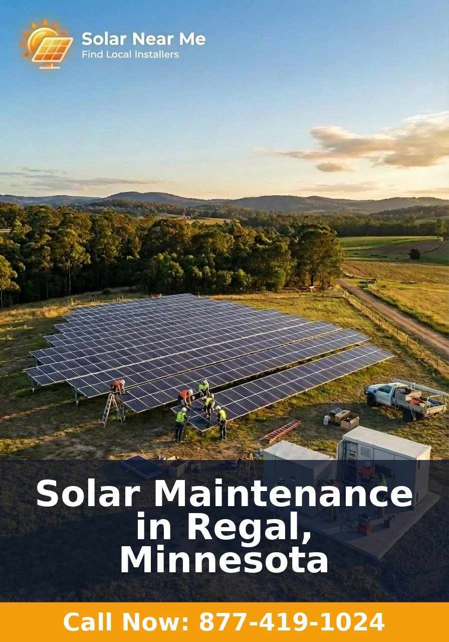 Solar Maintenance in Regal, Minnesota
