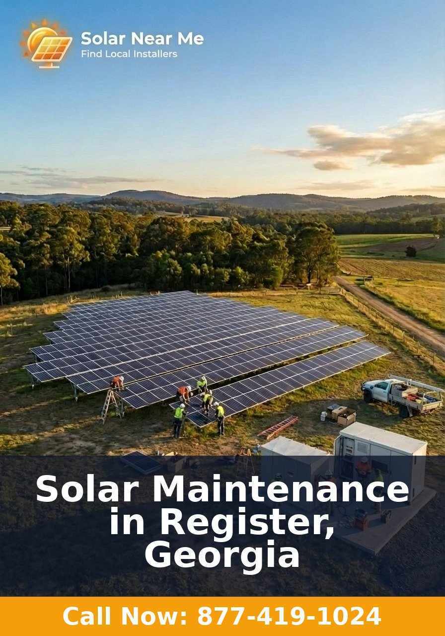 Solar Maintenance in Register, Georgia