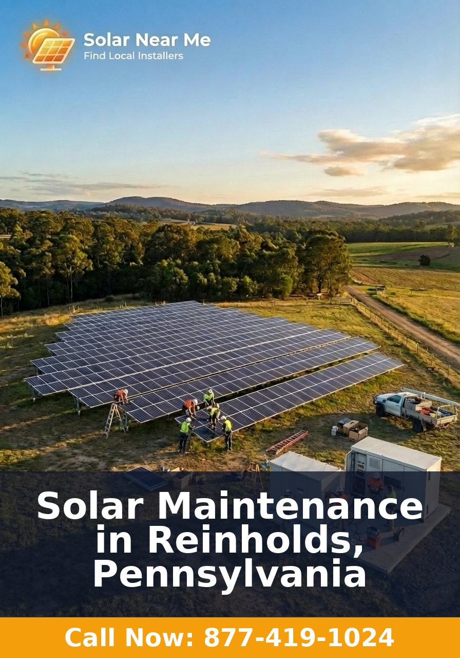 Solar Maintenance in Reinholds, Pennsylvania