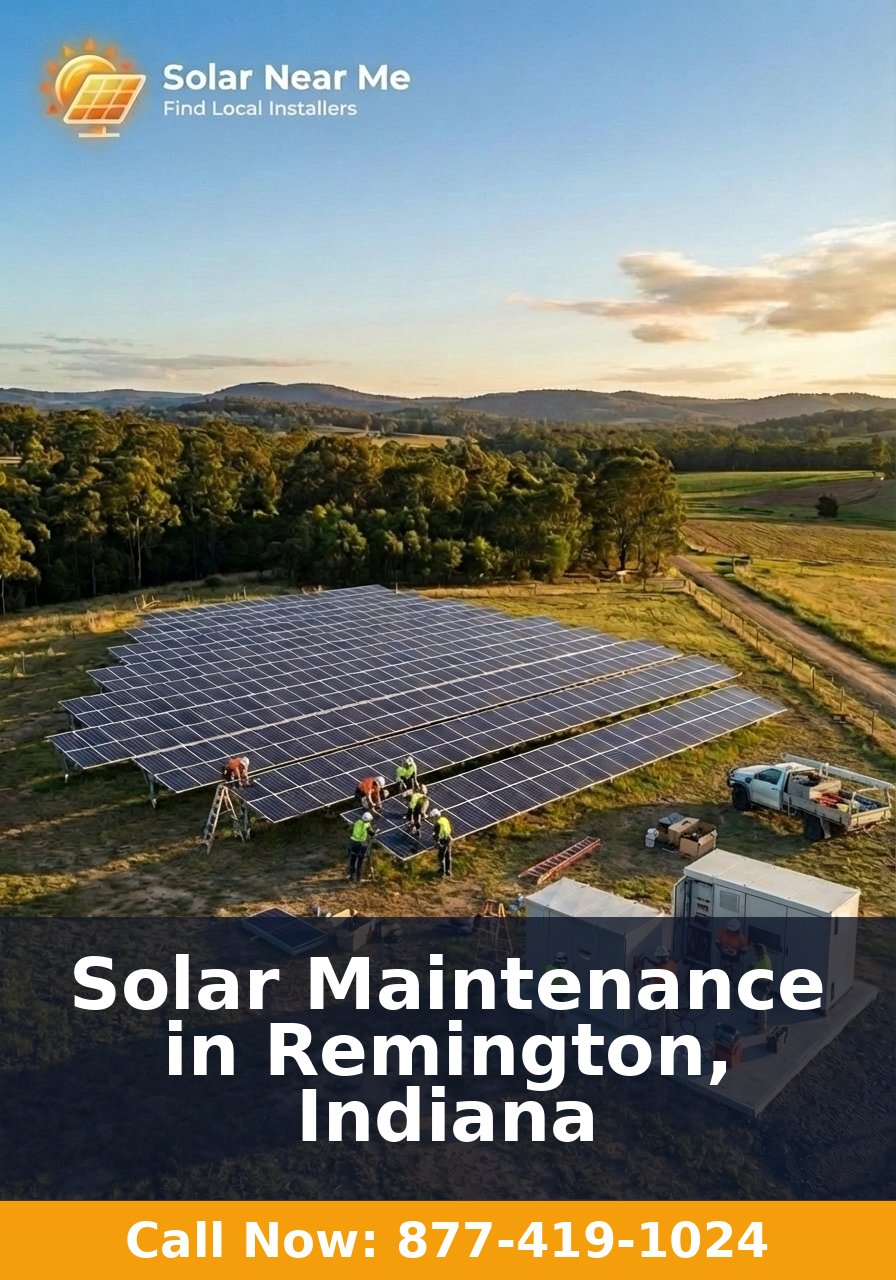 Solar Maintenance in Remington, Indiana