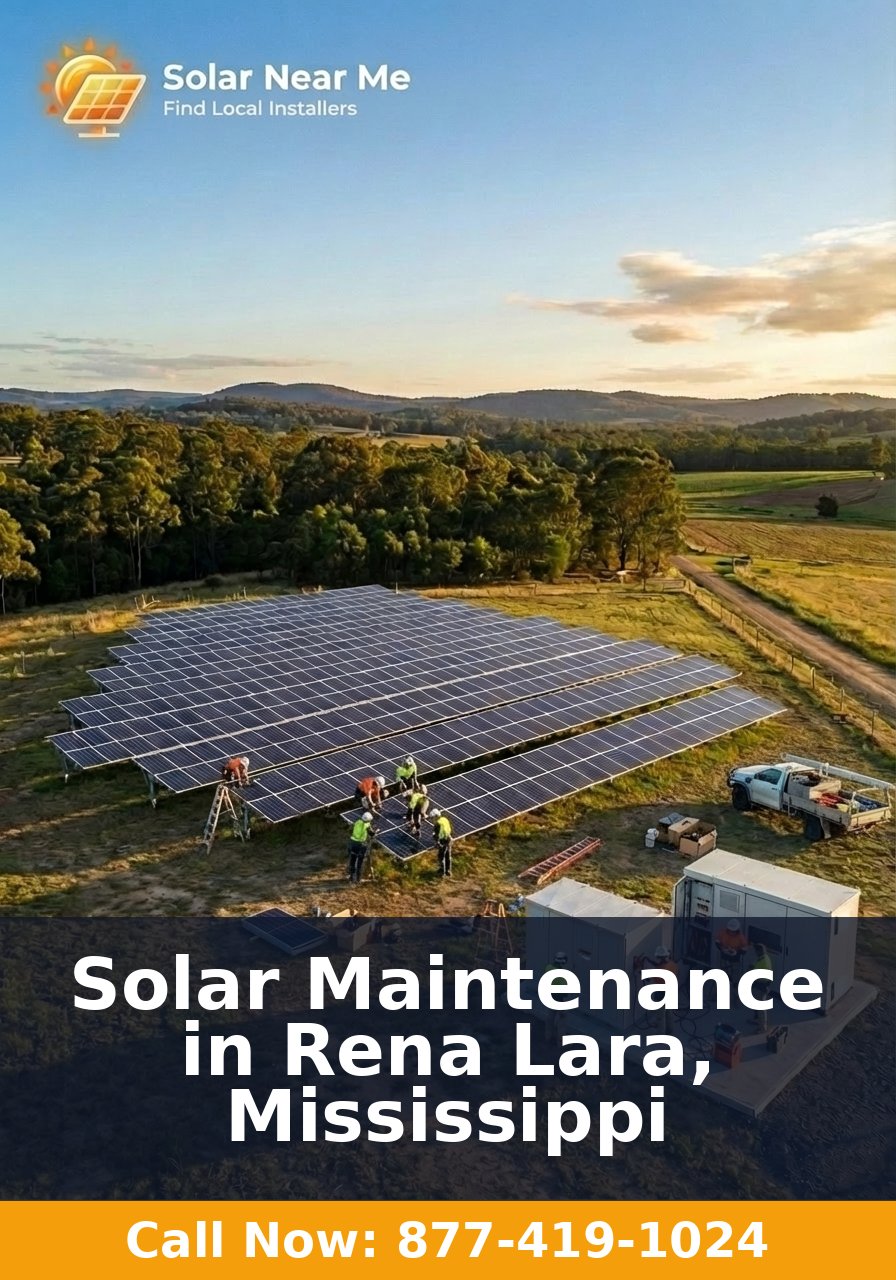 Solar Maintenance in Rena Lara, Mississippi
