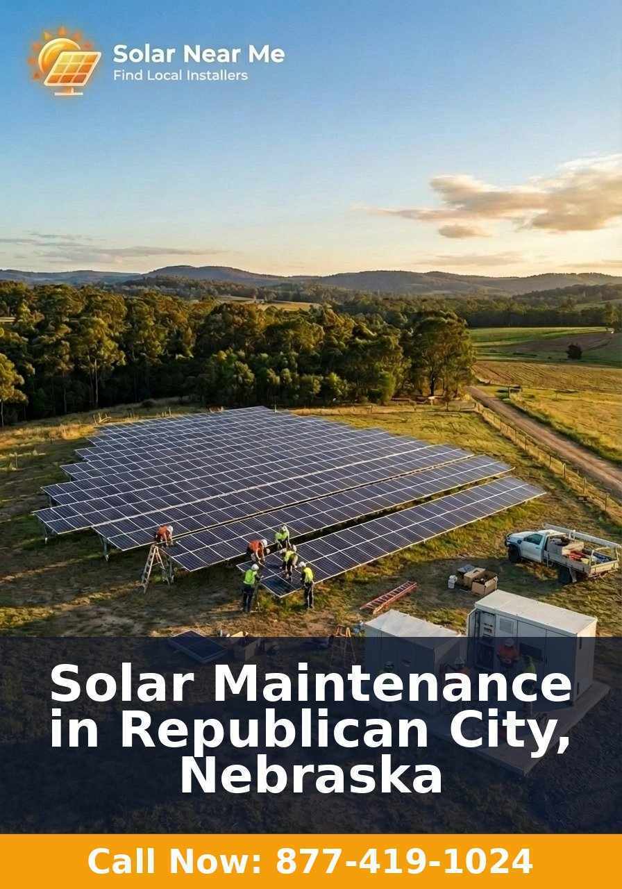 Solar Maintenance in Republican City, Nebraska