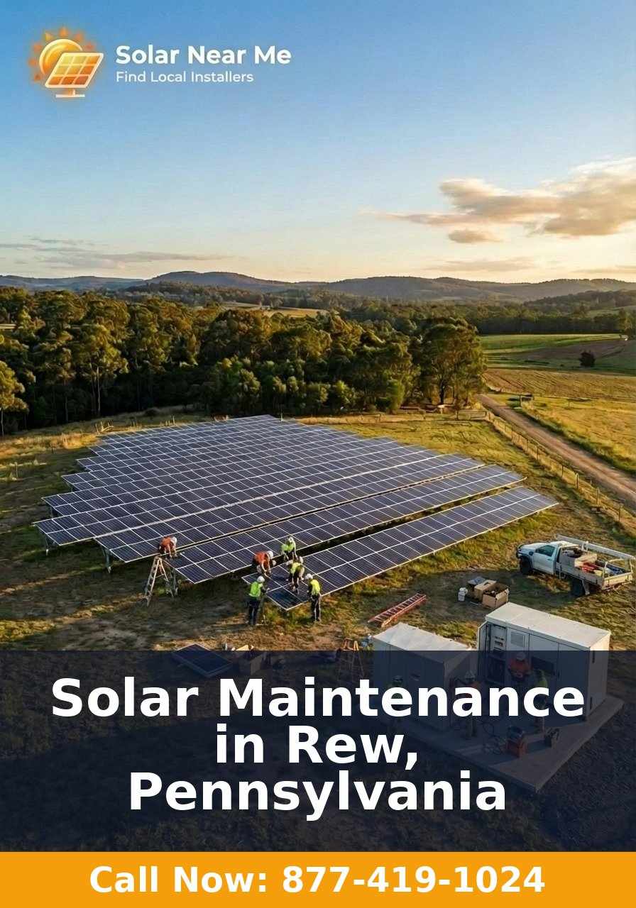Solar Maintenance in Rew, Pennsylvania