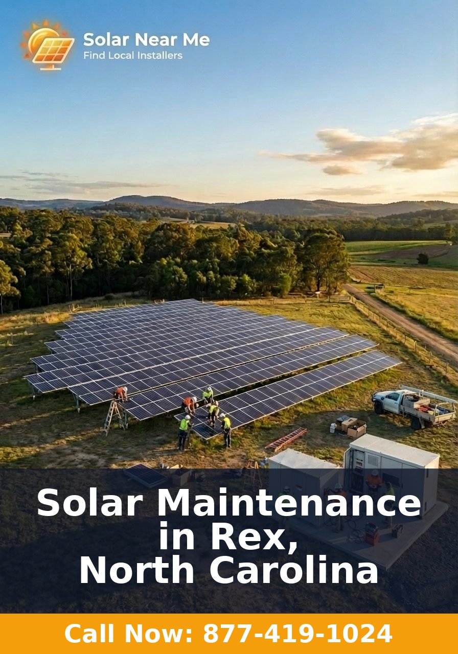 Solar Maintenance in Rex, North Carolina