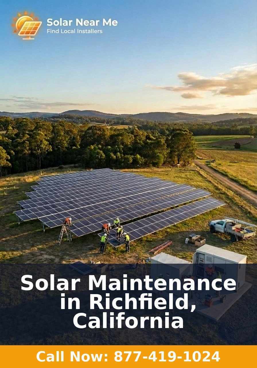 Solar Maintenance in Richfield, California