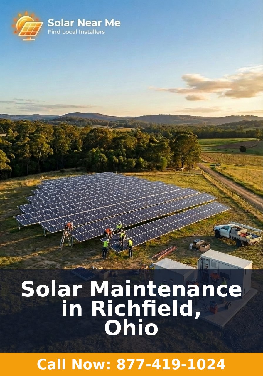 Solar Maintenance in Richfield, Ohio