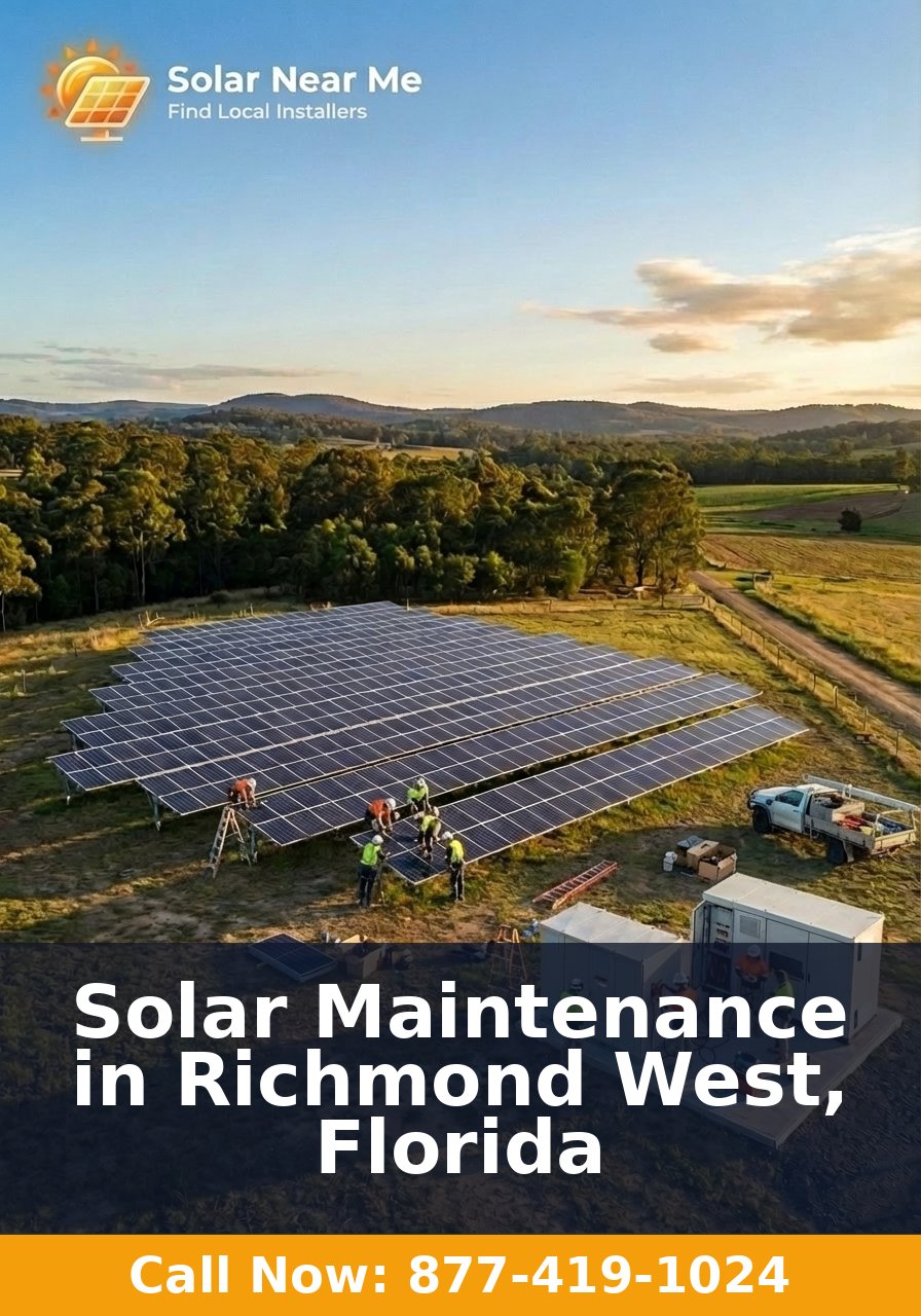 Solar Maintenance in Richmond West, Florida