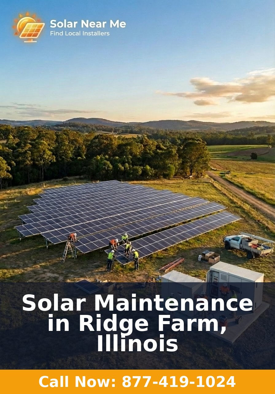 Solar Maintenance in Ridge Farm, Illinois