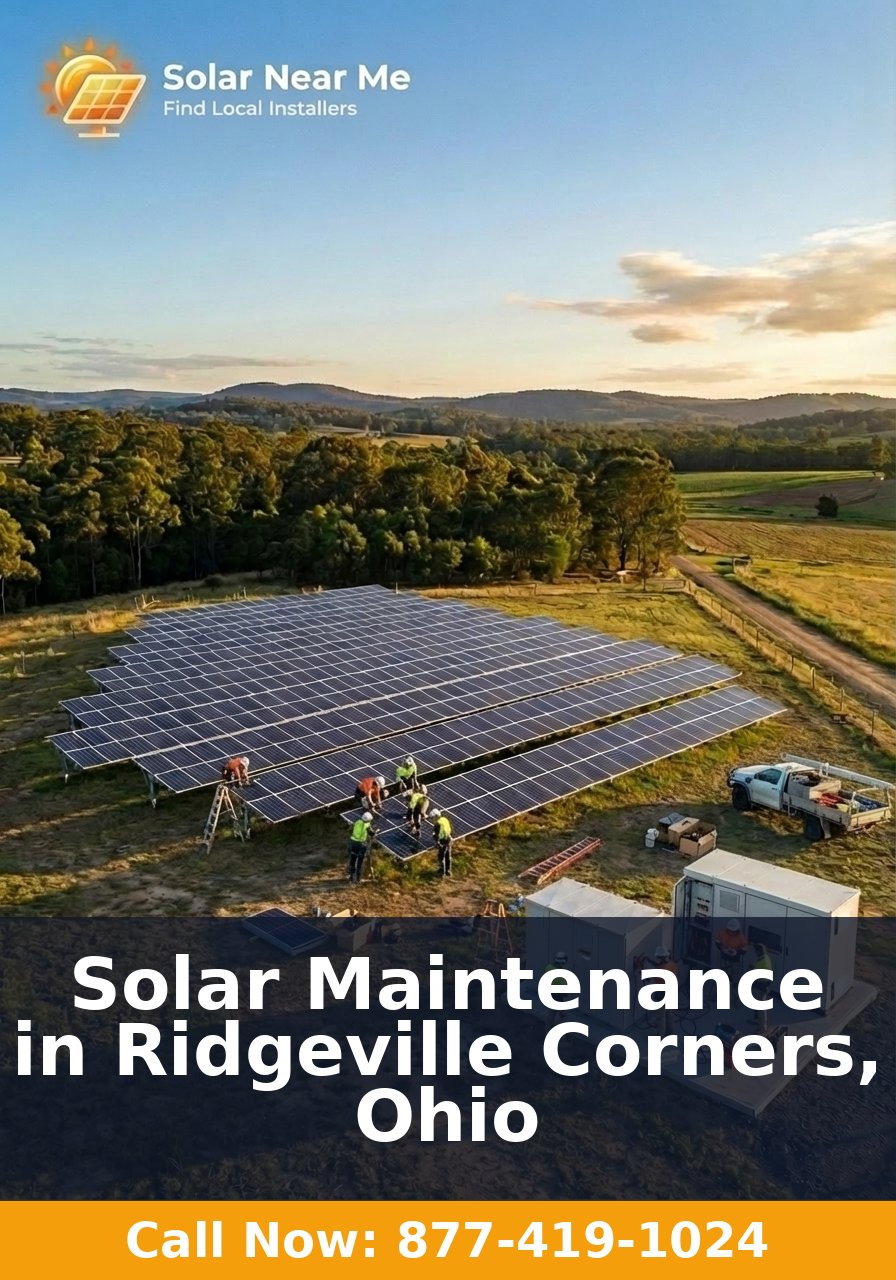 Solar Maintenance in Ridgeville Corners, Ohio
