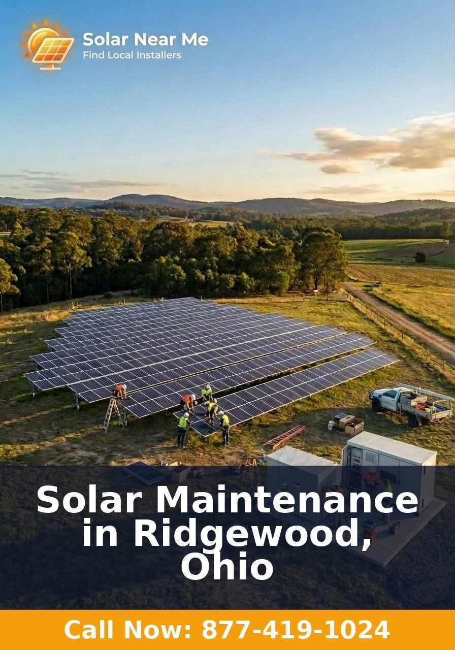 Solar Maintenance in Ridgewood, Ohio