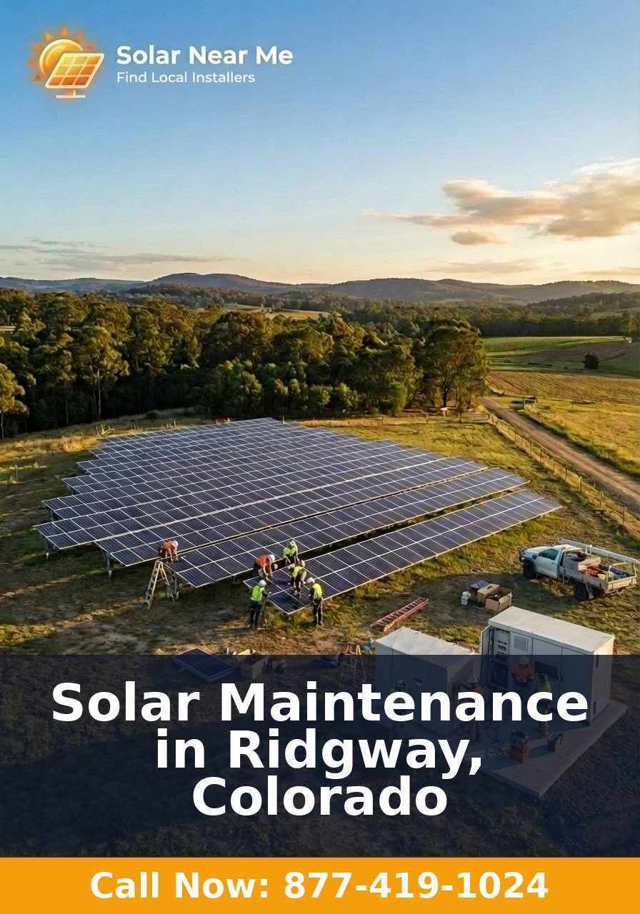 Solar Maintenance in Ridgway, Colorado