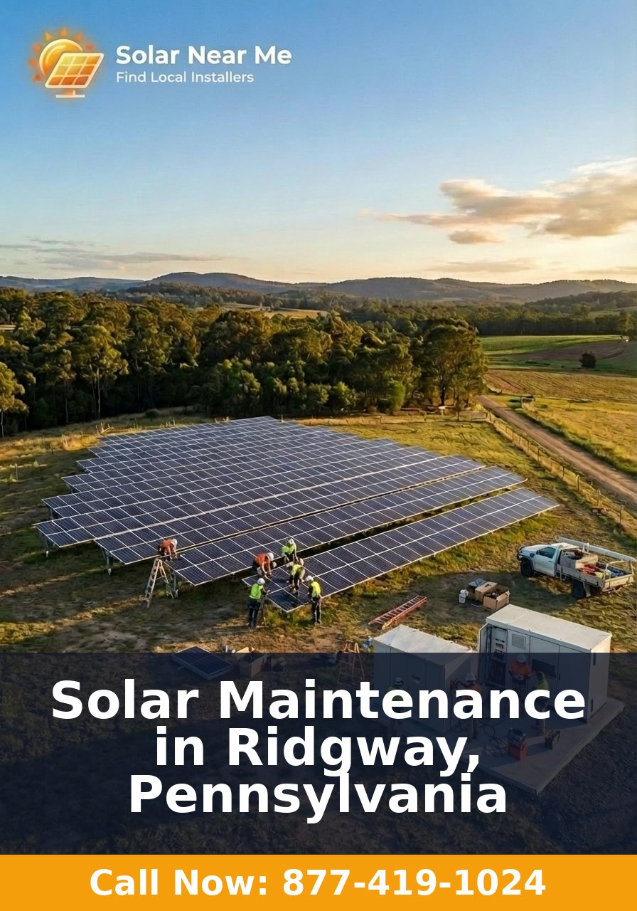 Solar Maintenance in Ridgway, Pennsylvania