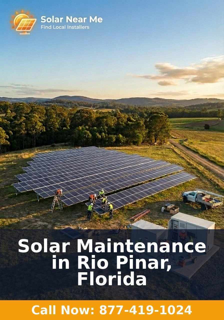 Solar Maintenance in Rio Pinar, Florida