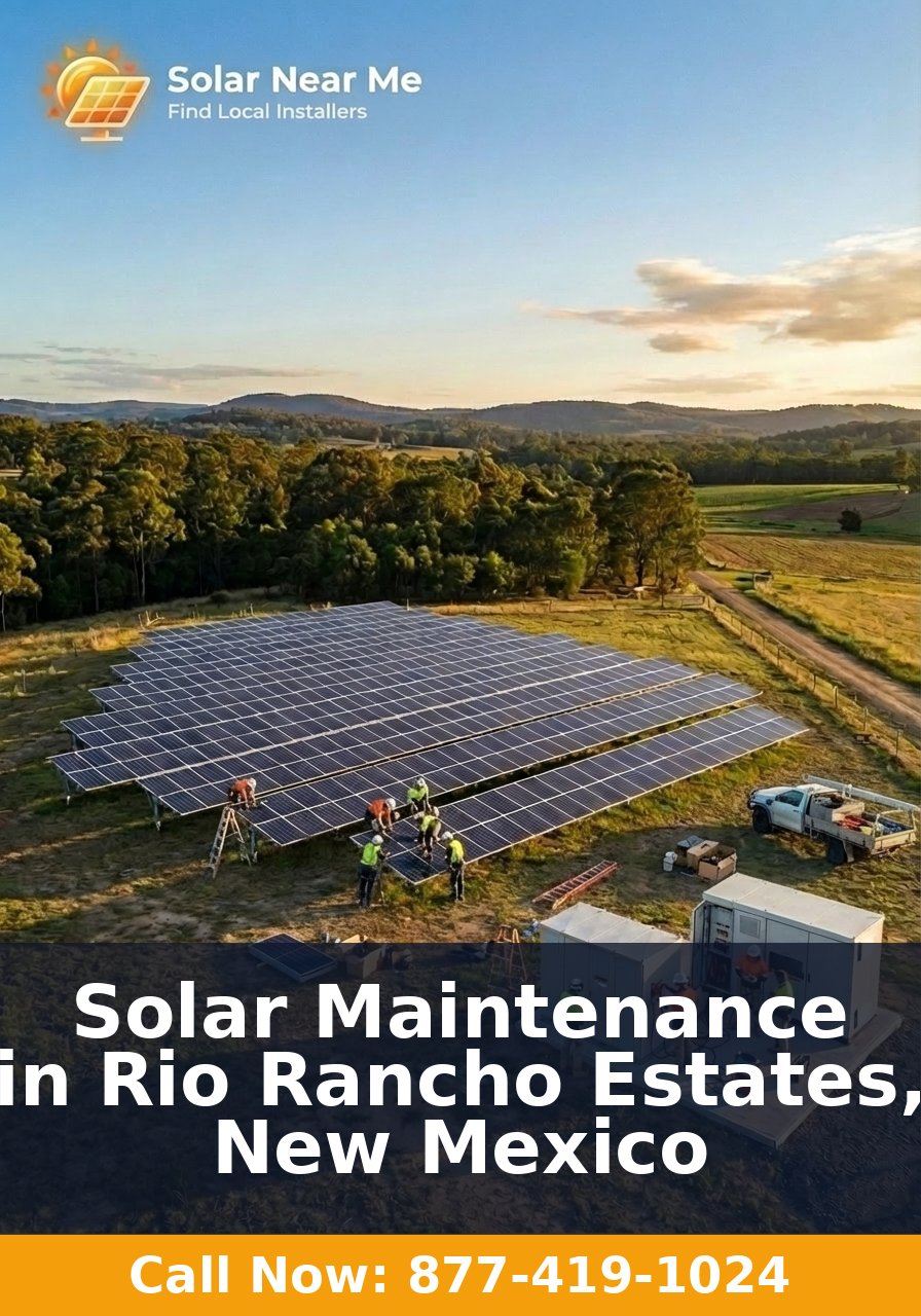 Solar Maintenance in Rio Rancho Estates, New Mexico