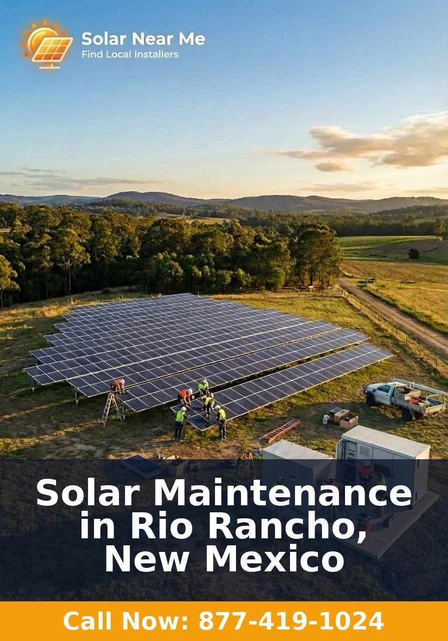 Solar Maintenance in Rio Rancho, New Mexico