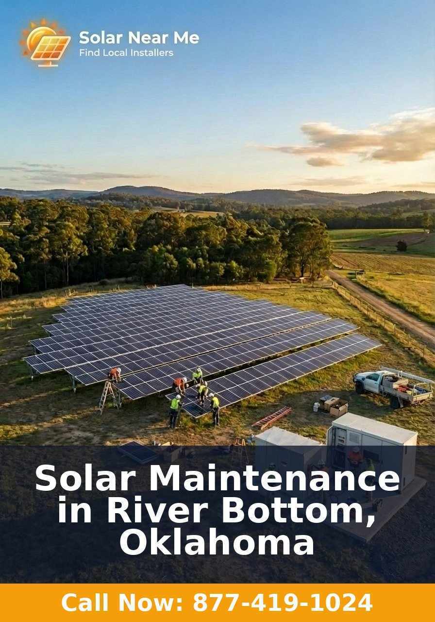 Solar Maintenance in River Bottom, Oklahoma