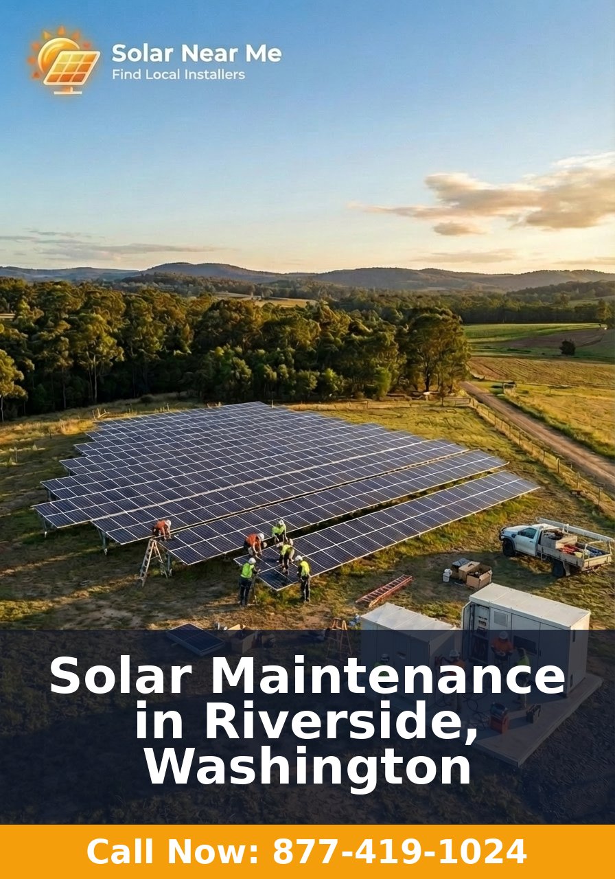 Solar Maintenance in Riverside, Washington
