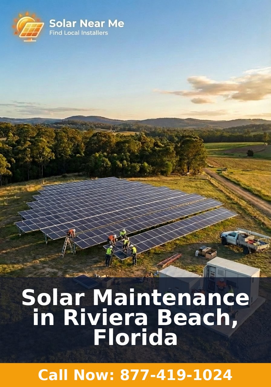 Solar Maintenance in Riviera Beach, Florida