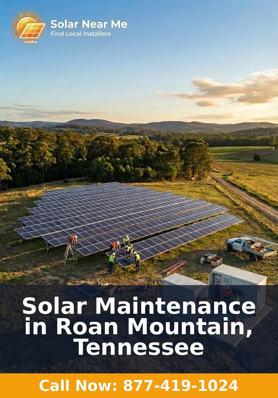 Solar Maintenance in Roan Mountain, Tennessee