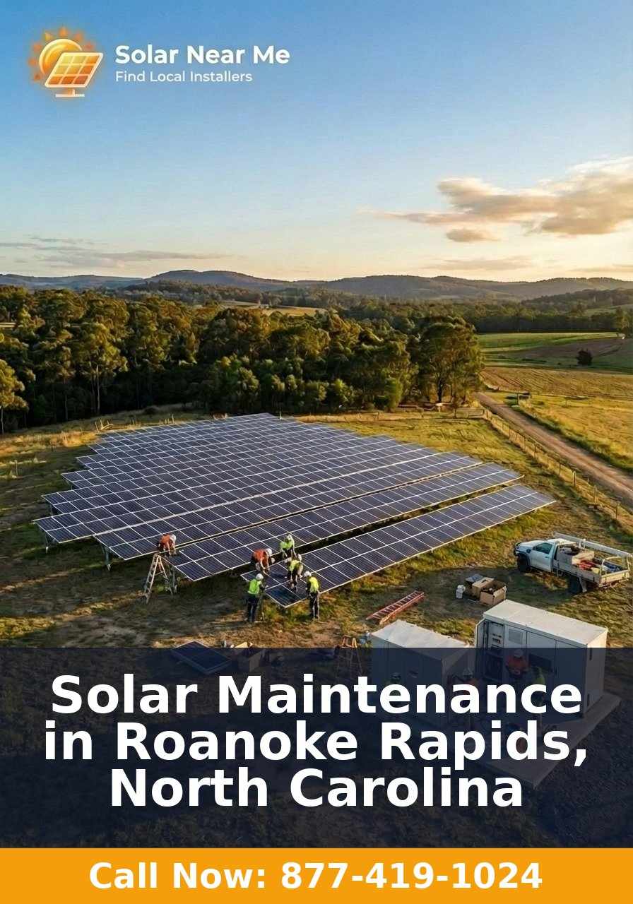 Solar Maintenance in Roanoke Rapids, North Carolina
