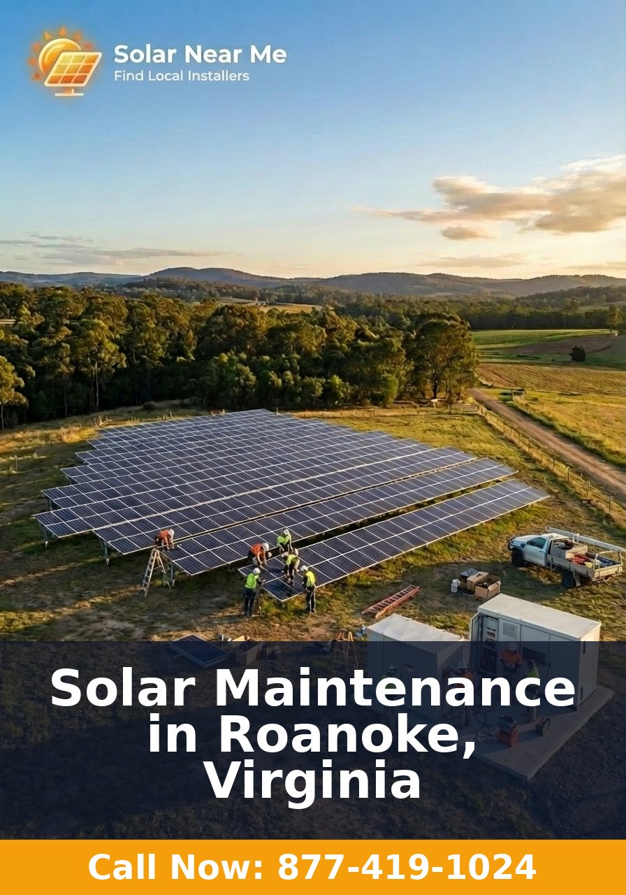 Solar Maintenance in Roanoke, Virginia