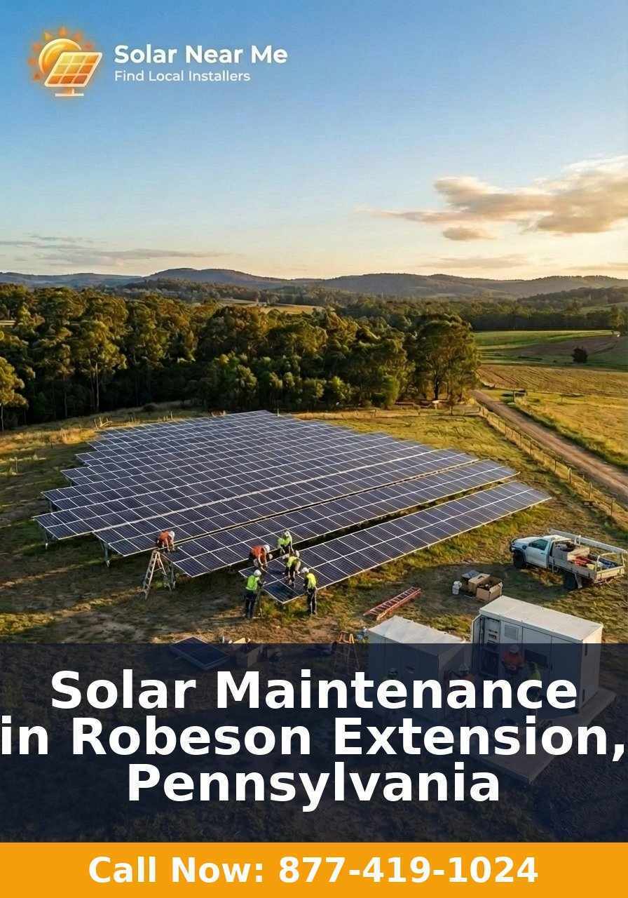Solar Maintenance in Robeson Extension, Pennsylvania
