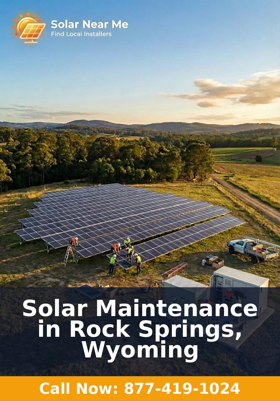 Solar Maintenance in Rock Springs, Wyoming