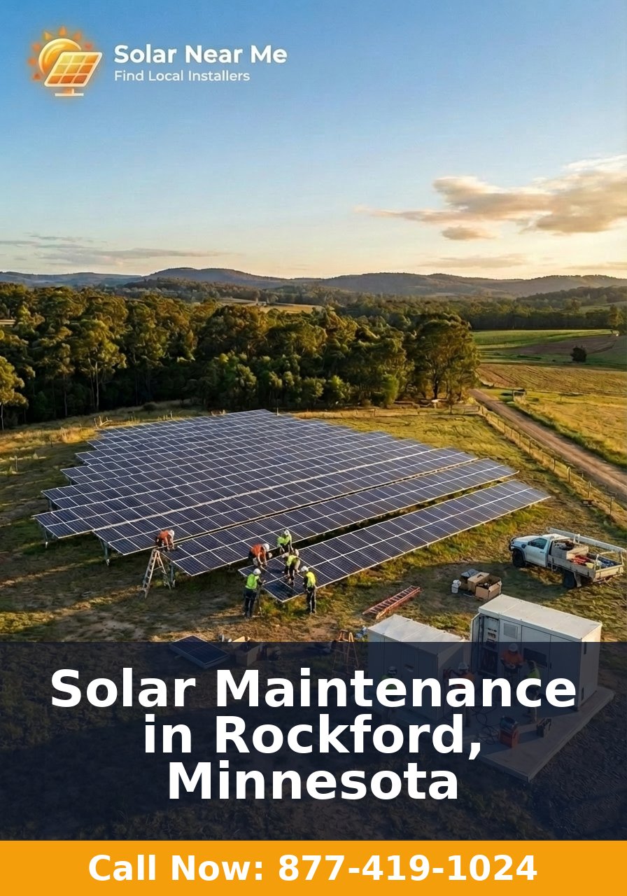 Solar Maintenance in Rockford, Minnesota