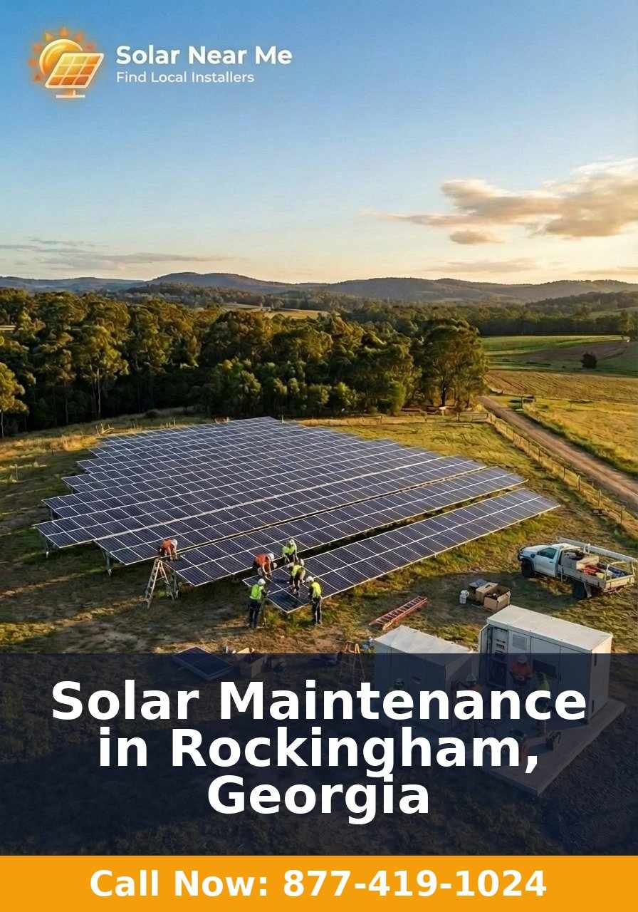 Solar Maintenance in Rockingham, Georgia
