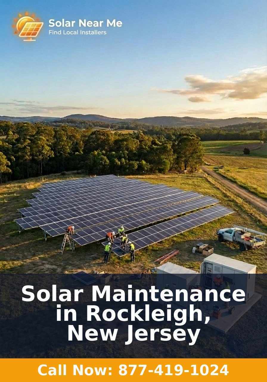 Solar Maintenance in Rockleigh, New Jersey