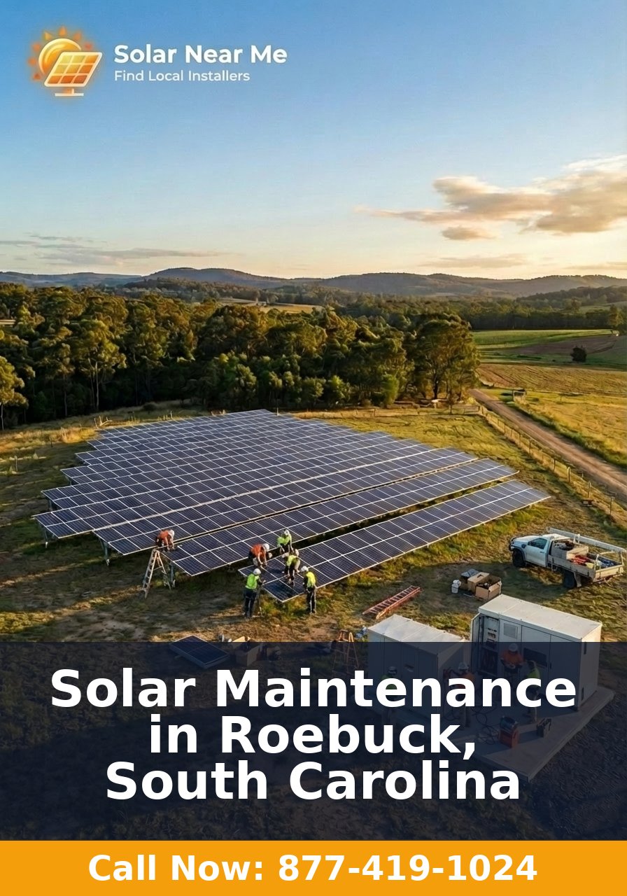 Solar Maintenance in Roebuck, South Carolina