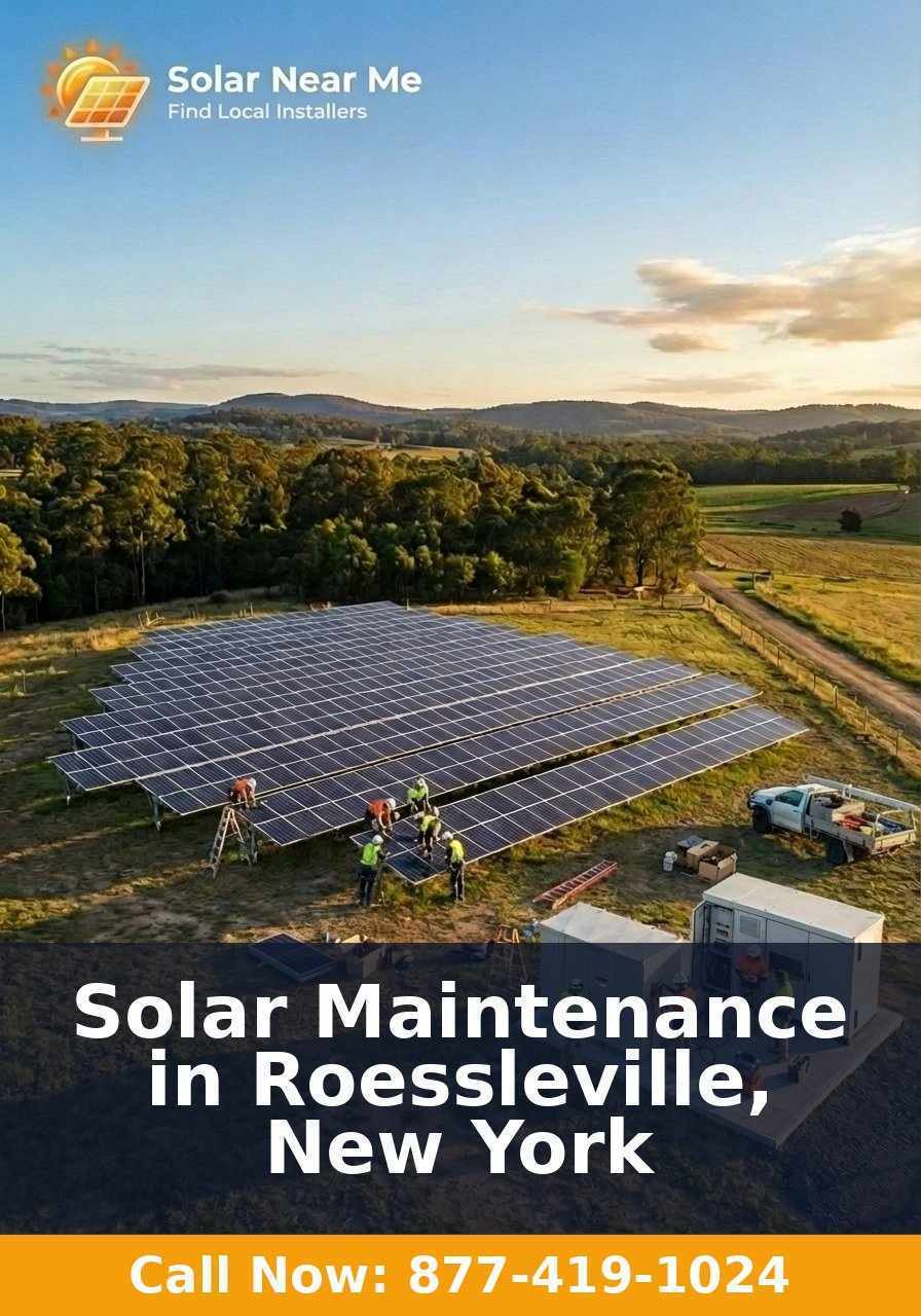 Solar Maintenance in Roessleville, New York